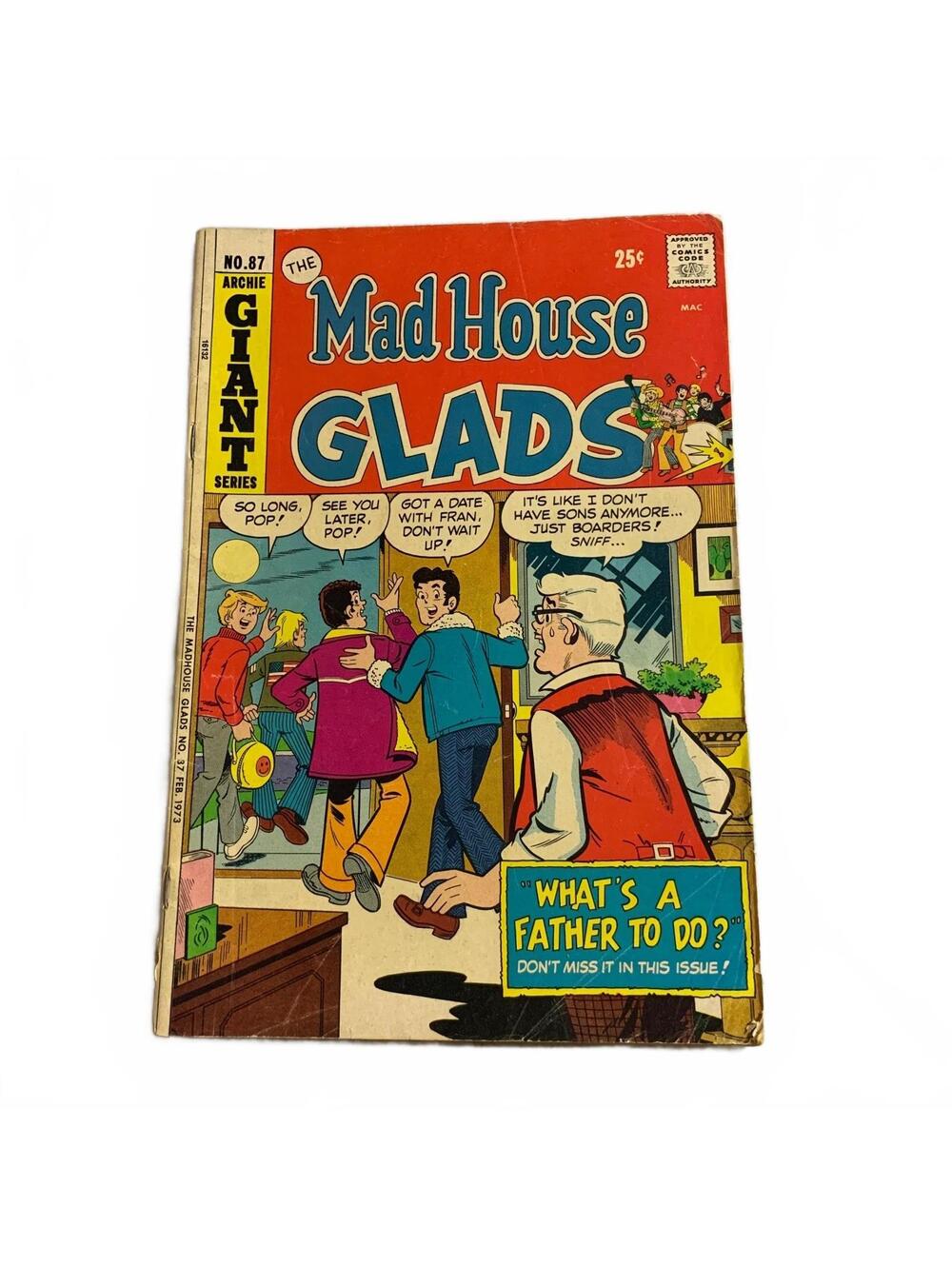 The Mad House Glads #87 Archie Giant Series Feb 1973 Humor Comic Book